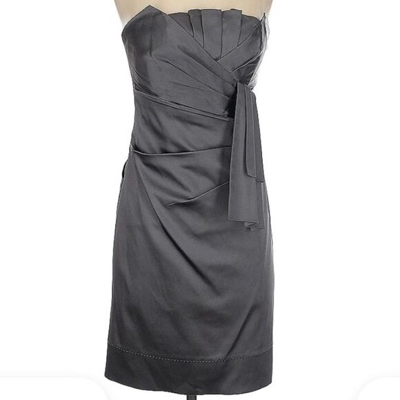 Phoebe couture grey tube dress strapless size 10 NWT $330 - Picture 1 of 9